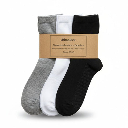 Pack 3 Chaussettes Bambou - Urbankick